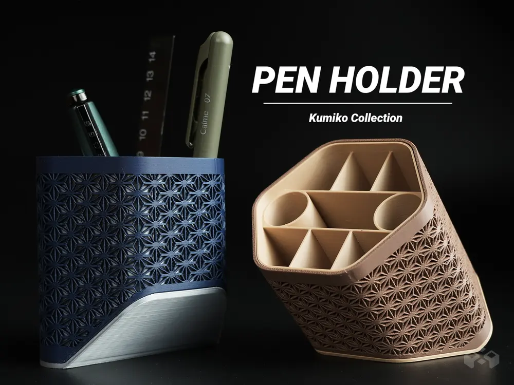 Asanoha Pen Holder by Meyui
