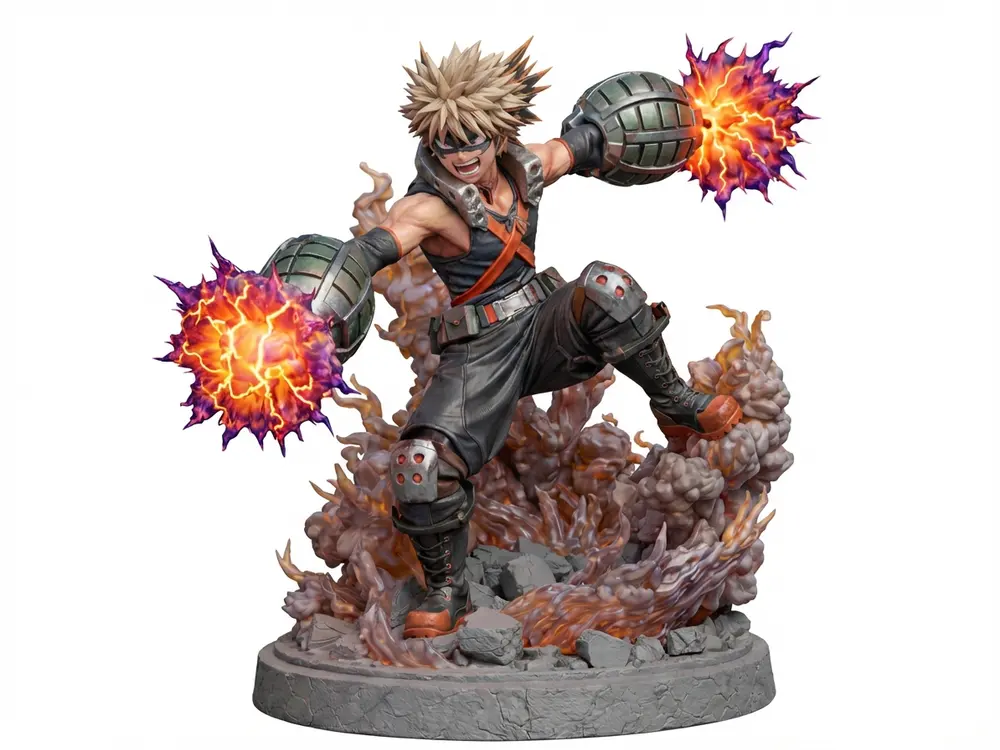 Bakugo Figure My Hero Academia by Enrique_Brito