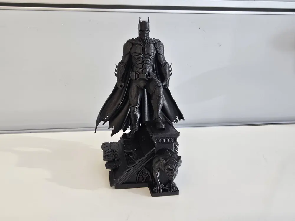 Batman on Rooftop Pedestal Figure by ActionAllstar