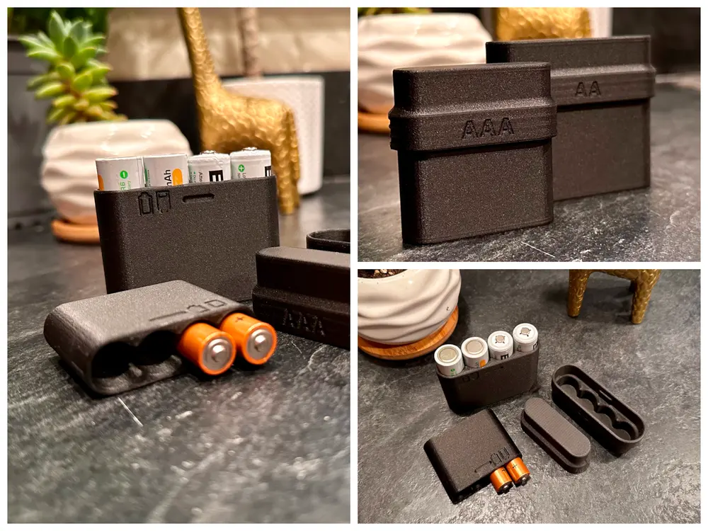 Battery Case, AA/AAA/18650 by Austin Vojta