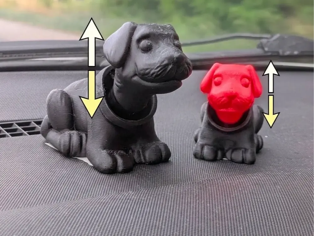 Bobblehead Dog by PrintBits