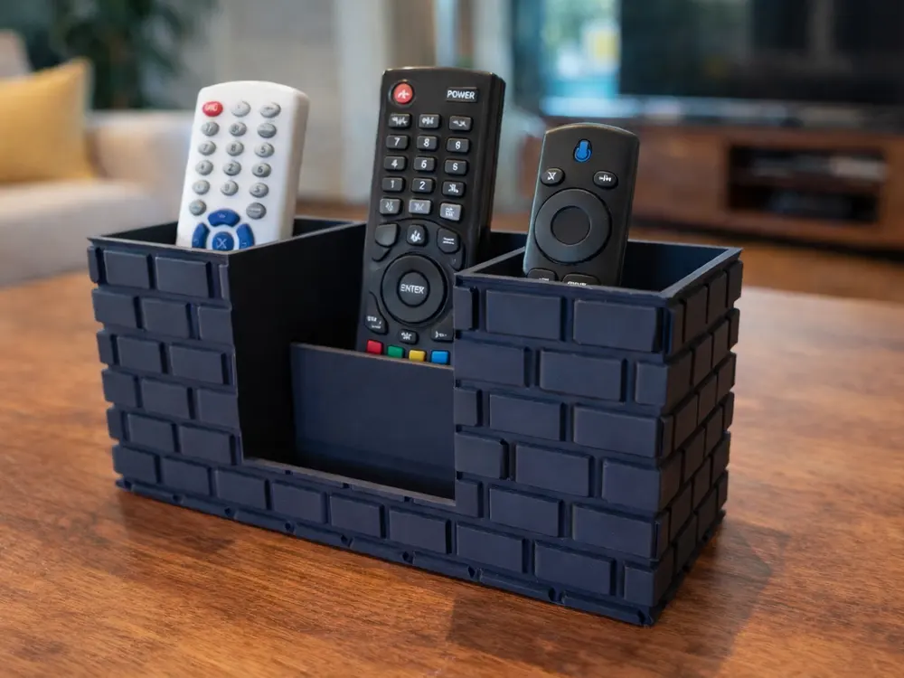 Brick Remote Holder Organizer by RJ