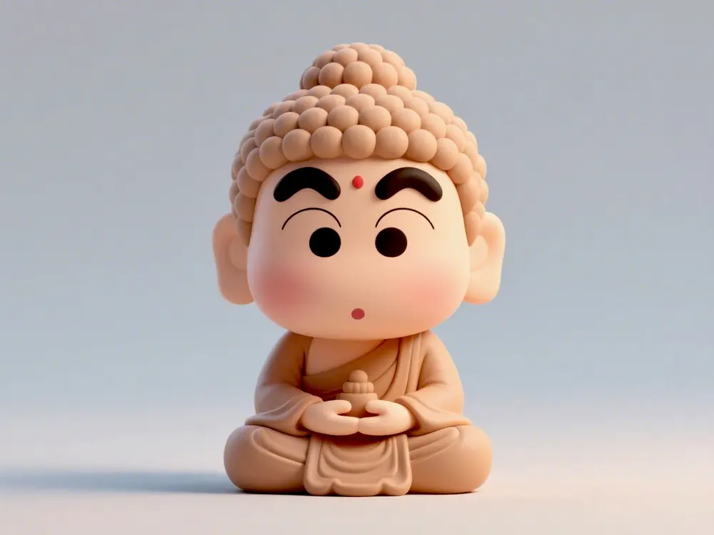 Buddha Shinchan Chibi by user_628123613