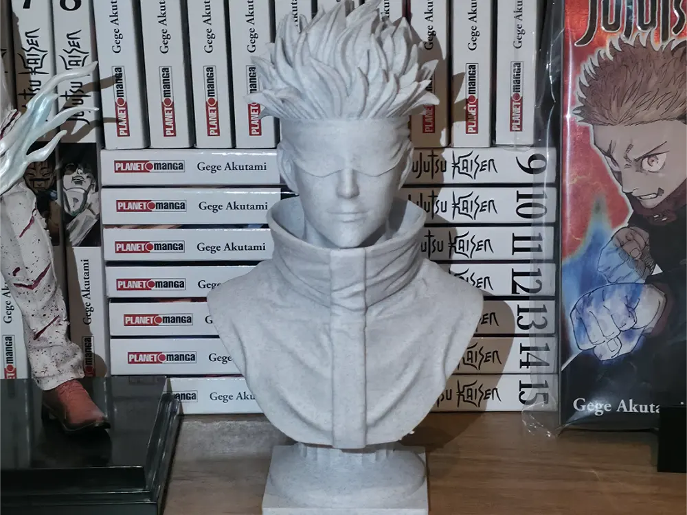 Bust of Satoru Gojo by frapbotta