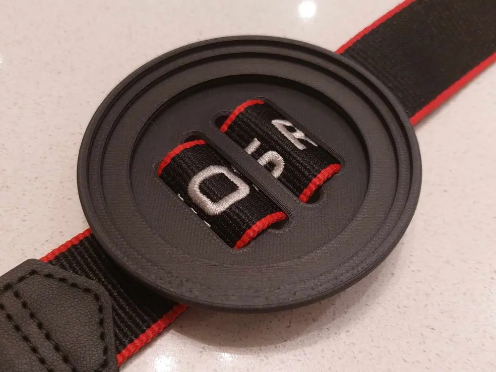 Canon Lens Cap Holder for 30mm/35mm Strap by Hooky