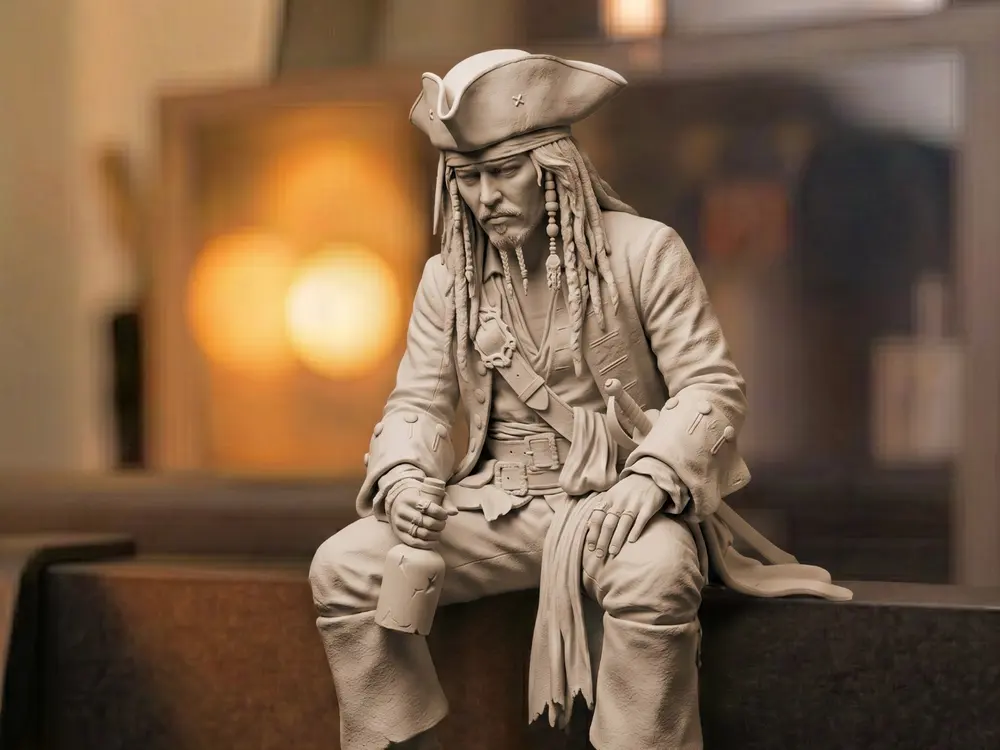 Captain Jack Sparrow Ledge Sitter by Broncosfreek16