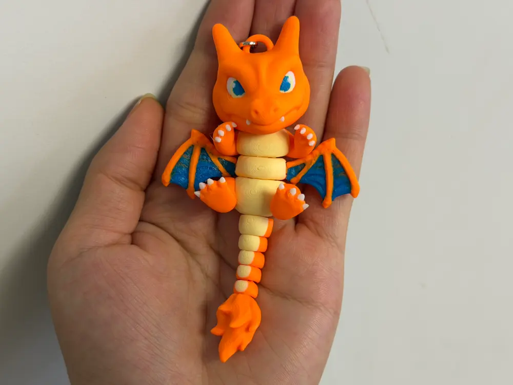 Charizard Articulated Keychain by ๖M๖