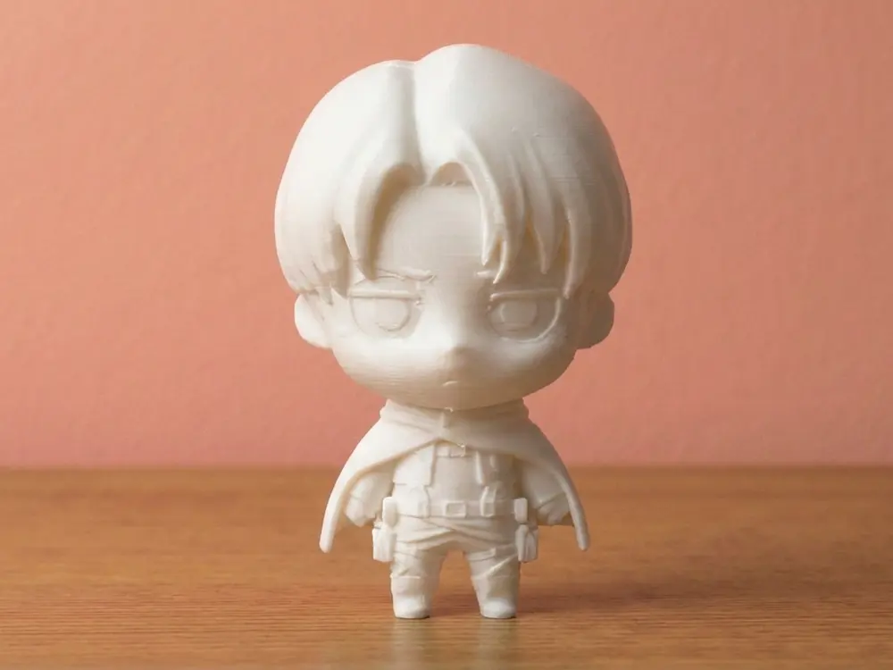 Chibi Levi Ackermann Attack on Titan Anime Figure by PufferPop