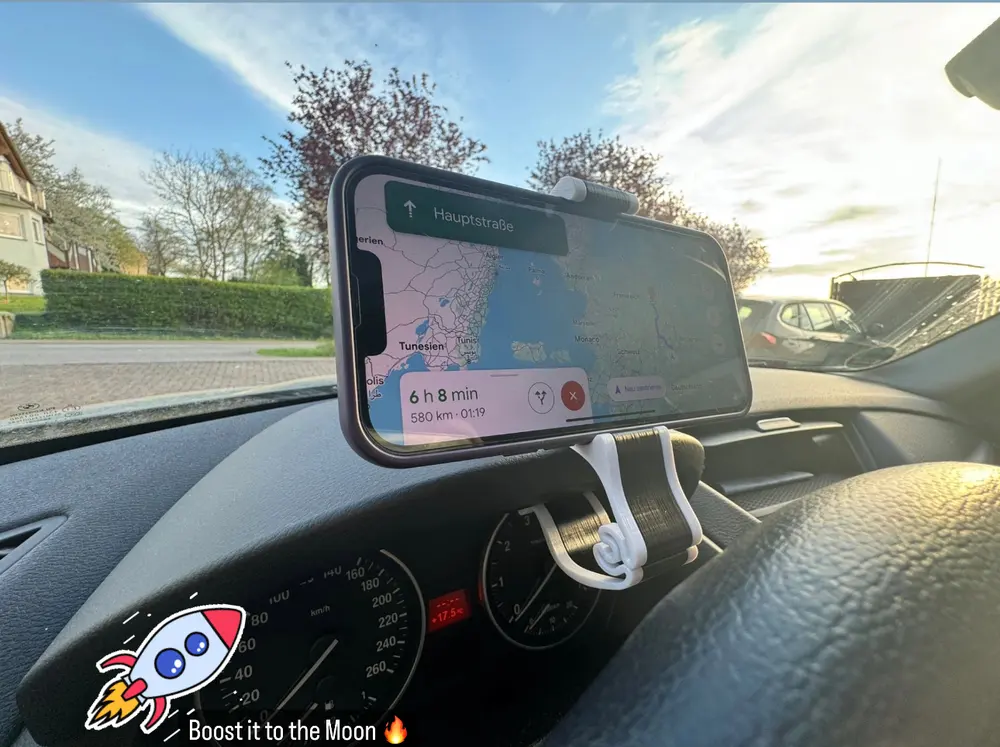 Cockpit Phone Holder Clip by RealNationPrint
