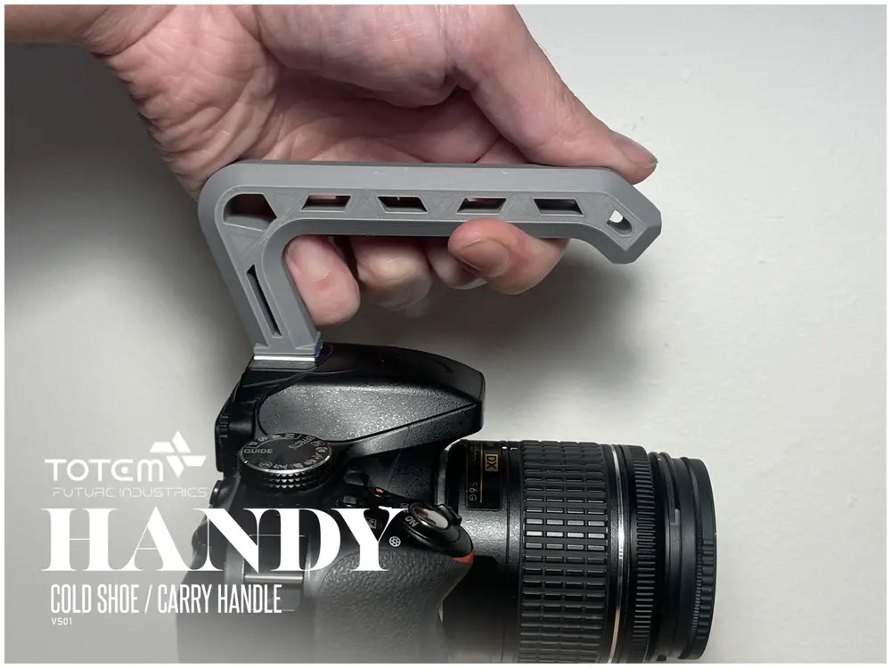 Cold Shoe Camera Handle by Totem
