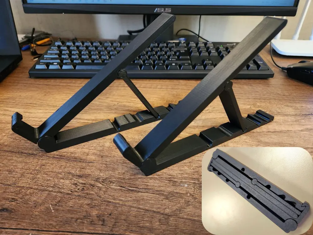 Compact Laptop Stand by K2 Tech Designs