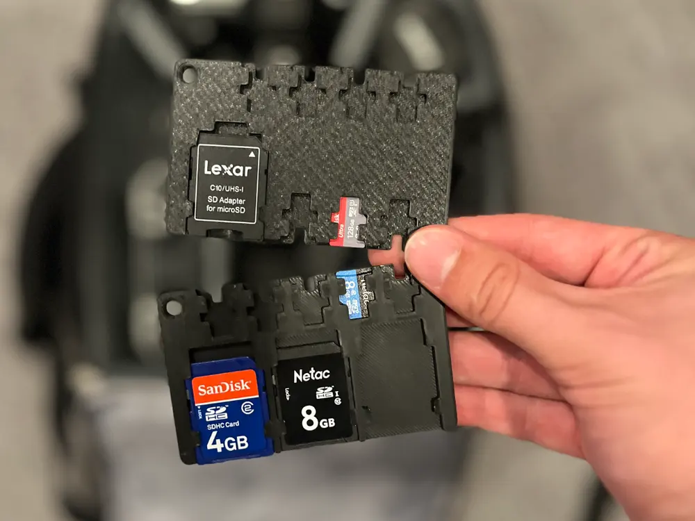 Credit Card SD Card Holder by Landon Campbell