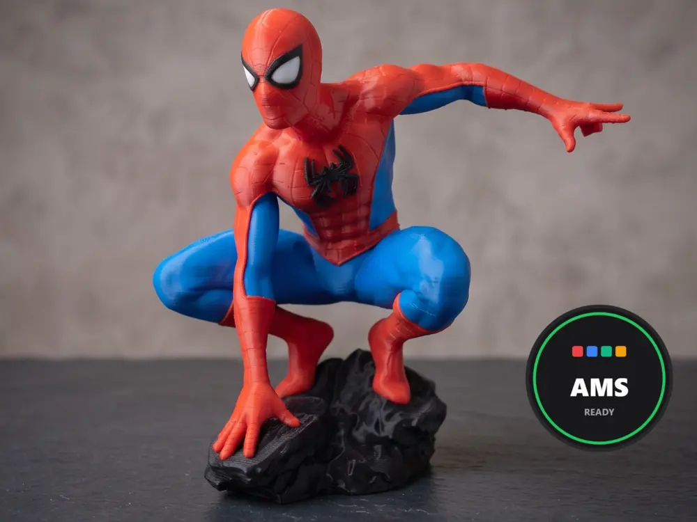Crouching Spider-Man Figure by mjrko84
