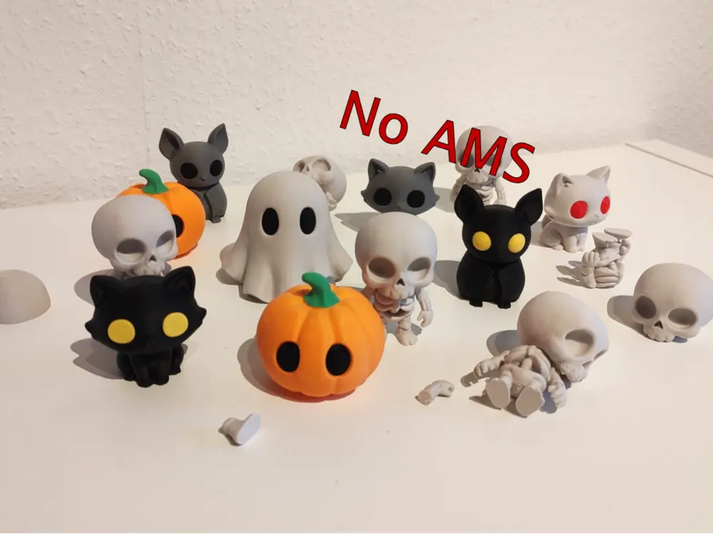 Cute Halloween Figures Set by venderer Designs