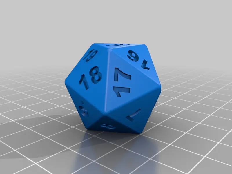 D20 Countdown Dice by PLFR