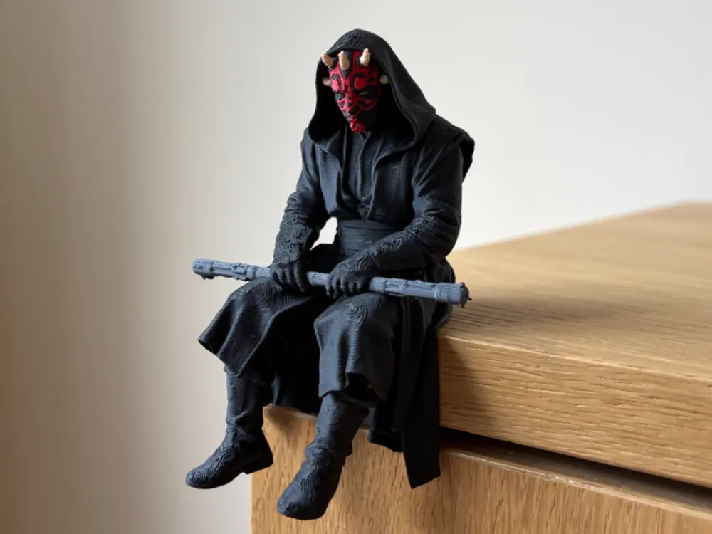 Darth Maul Sitting on Shelf Figure by shredderrich