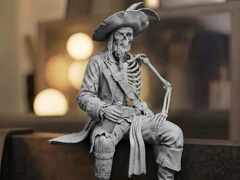 Dead Men Tell No Tales Pirate Ledge Sitter by Broncosfreek16