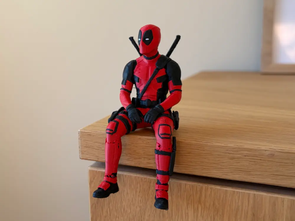 Deadpool Sitting Shelf Figure by shredderrich
