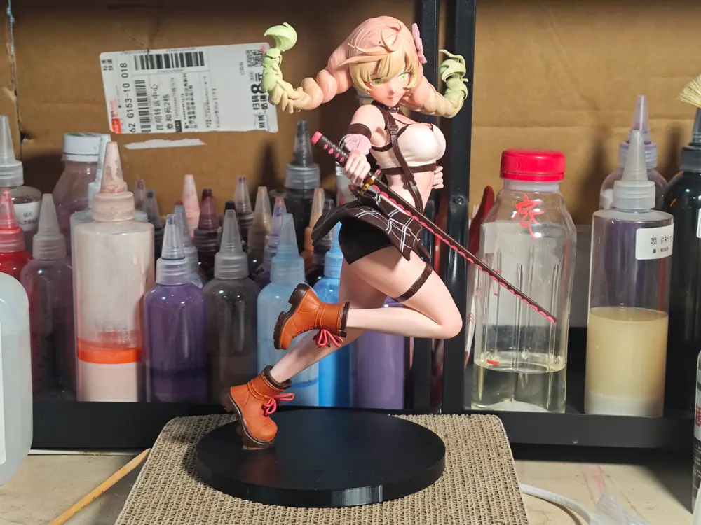Demon Slayer Mitsuri Kanroji Dynamic Figure 23cm Tall Printing AMS Par by MIA Studio