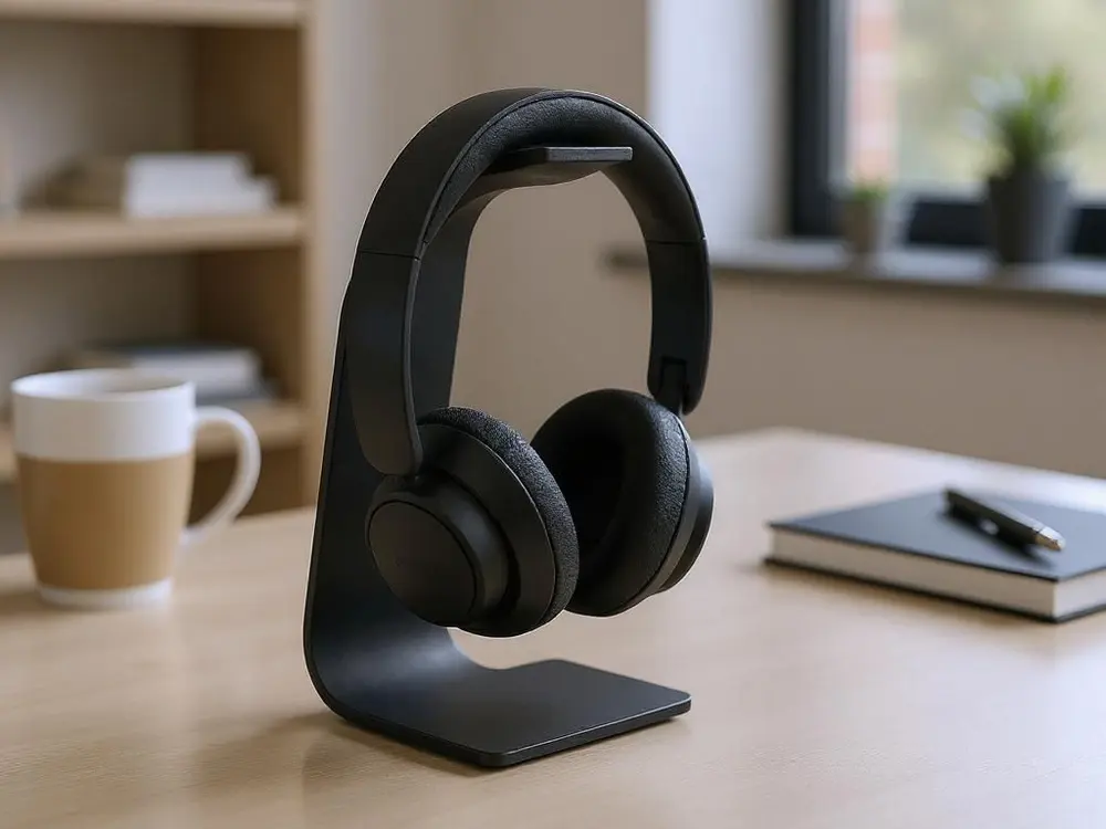 Design Headphone Stand "Swing" by Deltaprints