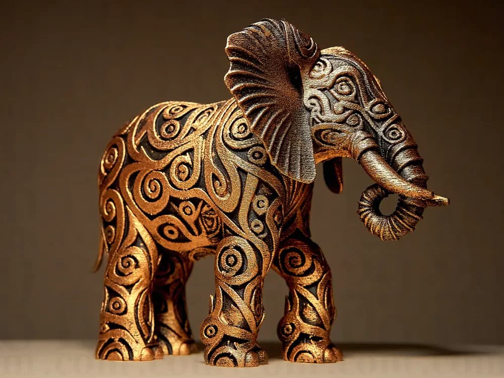 Designer Elephant Sculpture by 29FLO