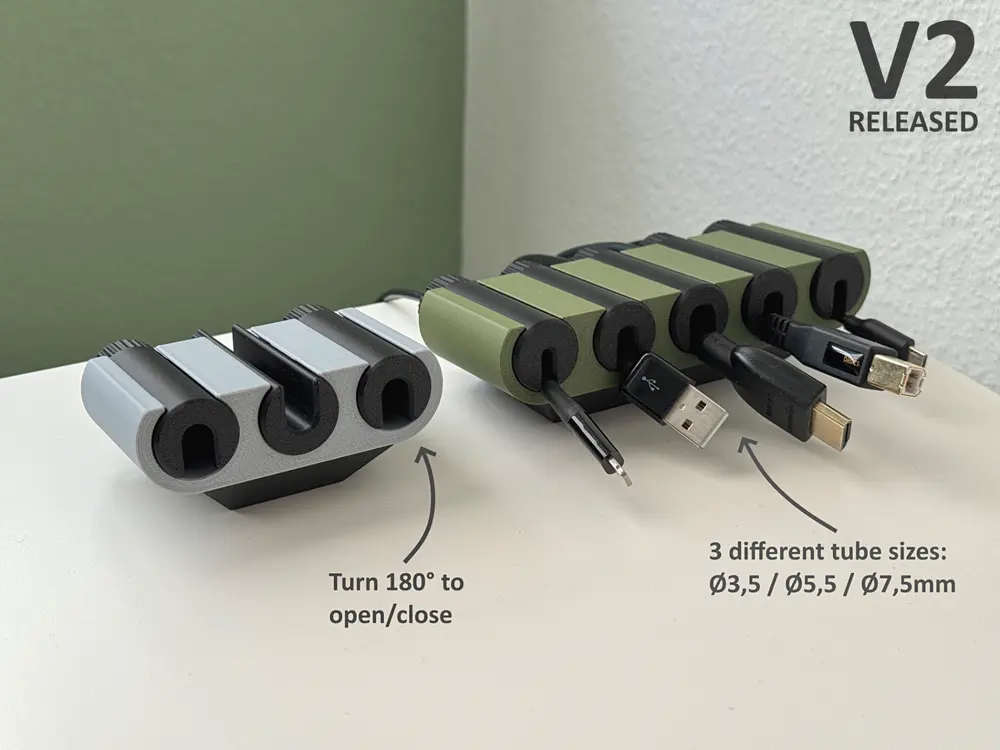 Desk Cable Organiser by mgm86