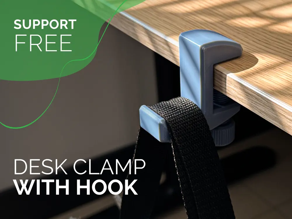Desk Clamp with Hook by Mintflavour