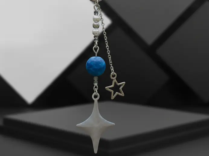 Diamond Star Jewelry Keychain Charm by Sir Mango
