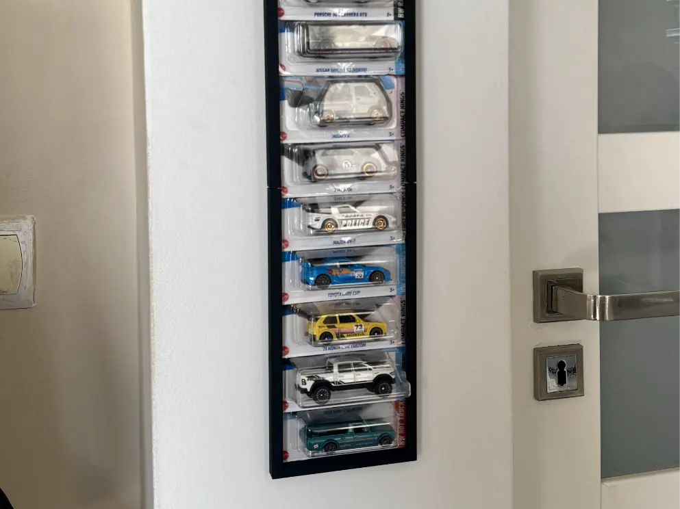 Die-cast Car Display Hanger (1:64) by Mini Garage 3D