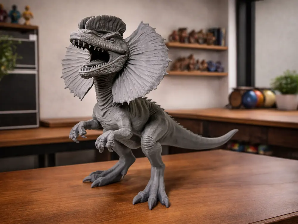 Dilophosaurus Figure by ReMo3D