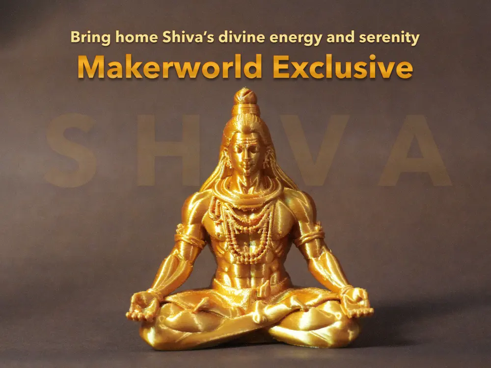 Divine Lord Shiva Statue by Prints of Aaril 💚