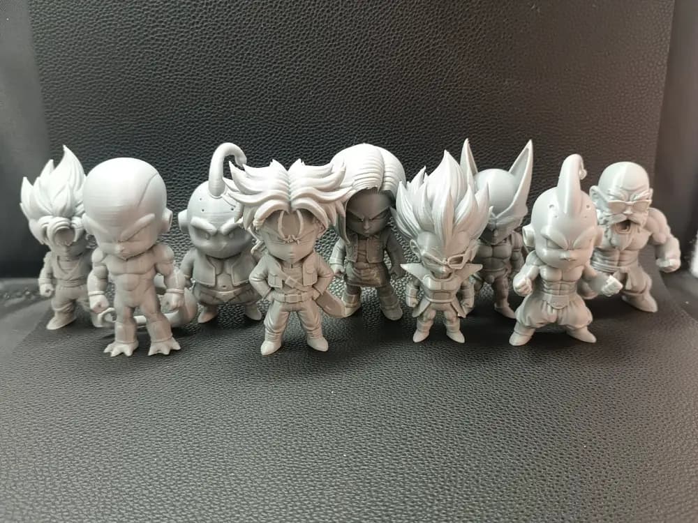 Dragon Ball Chibi Set (9 Characters) by drakeforge3d