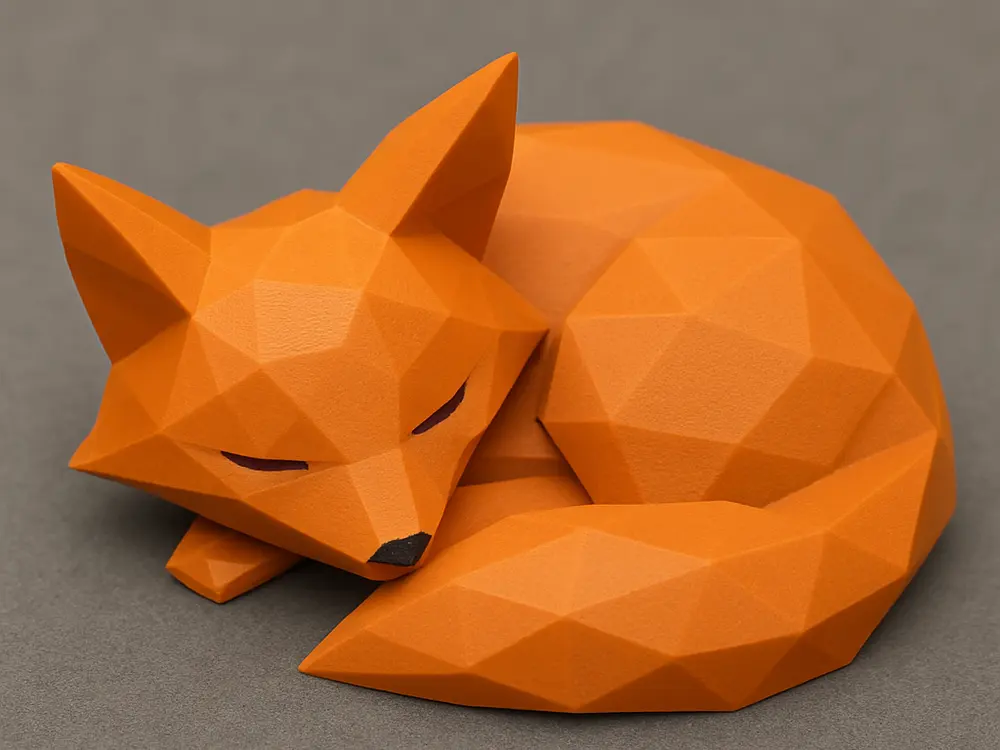 Dreaming Fox Figure by KadeX