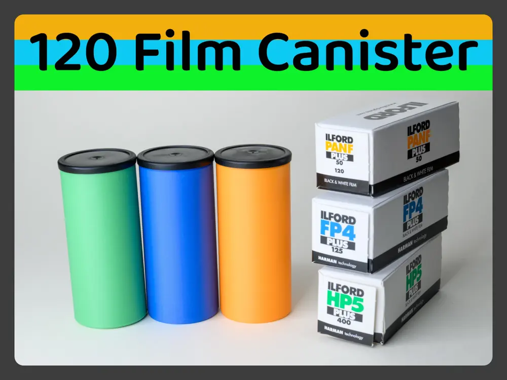 Film Canister 120 for Analog Photography by iSlice&Print