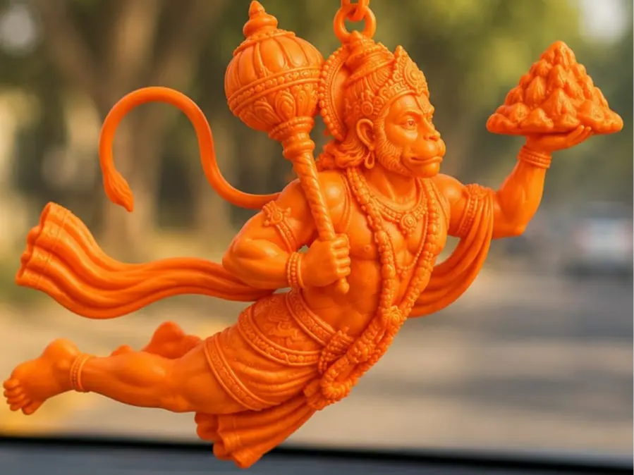 Flying Hanuman Car Decor by Avyukth Dream Crafts