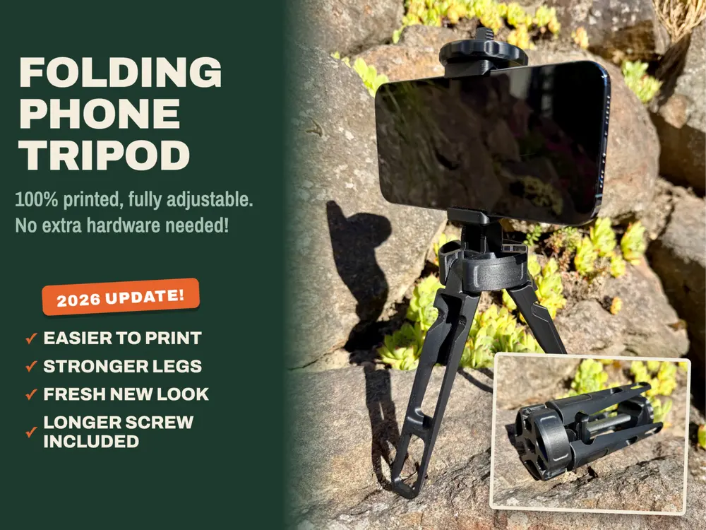 Folding Phone Tripod by pcrowlz