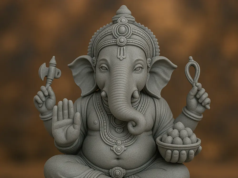Ganesha Statue by Allu3D