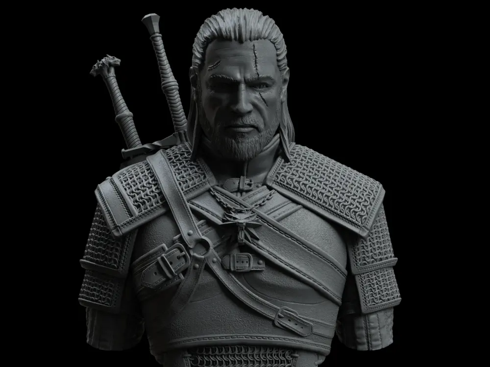 Geralt of Rivia Figure (The Witcher) by FotisMint