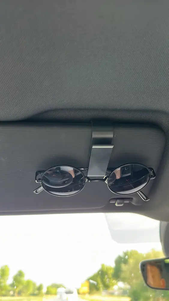 Glasses Holder for the Car, Sun Visor by Julian Hof