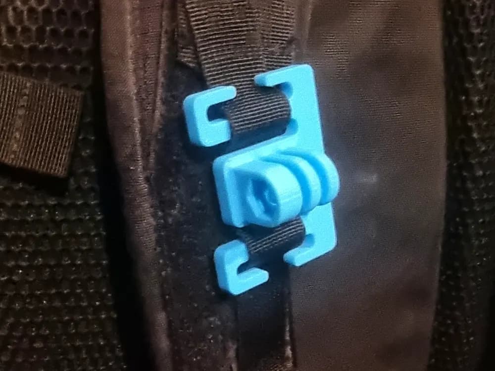 Go Pro Backpack Strap Mount by Veracon Engineering