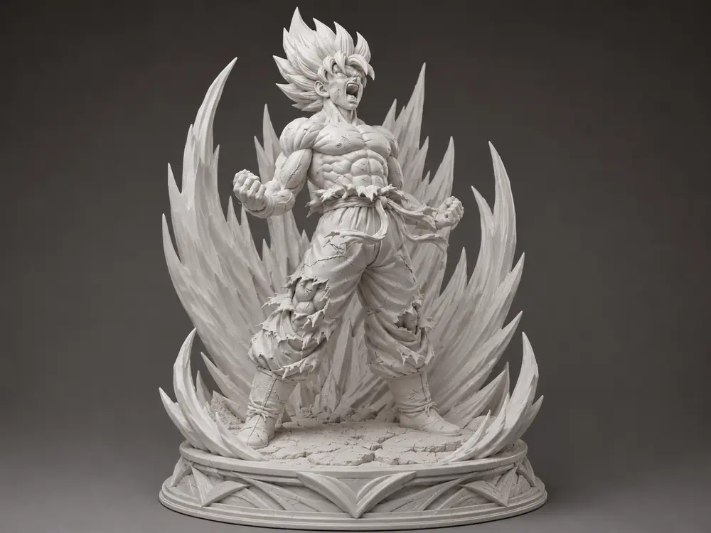 Goku SSJ Saga Namek Figure Dragon Ball by Enrique_Brito