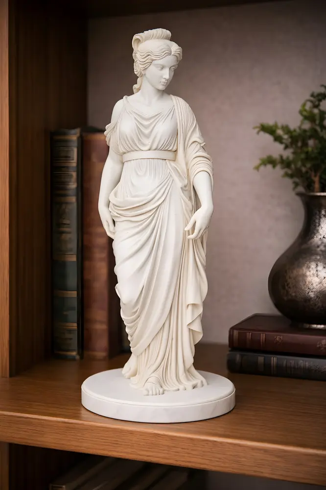 Greek Goddess Statue by Ironmaug