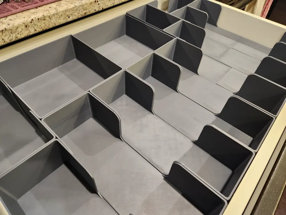 Gridfinity Kitchen Drawer Organiser by Valorian