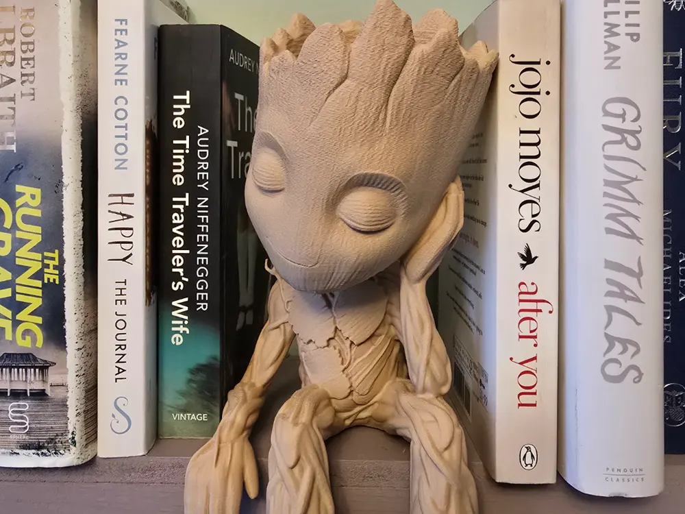 Groot Sleeping Shelf Critter by Toothlesscreator3d