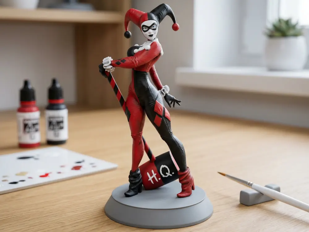 Harley Quinn: The Classic Jester Statue by NovaCrafter