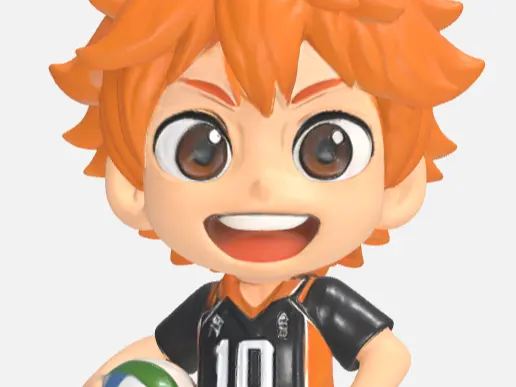 Hinata Chibi (Haikyu) by Zeroandoreaart