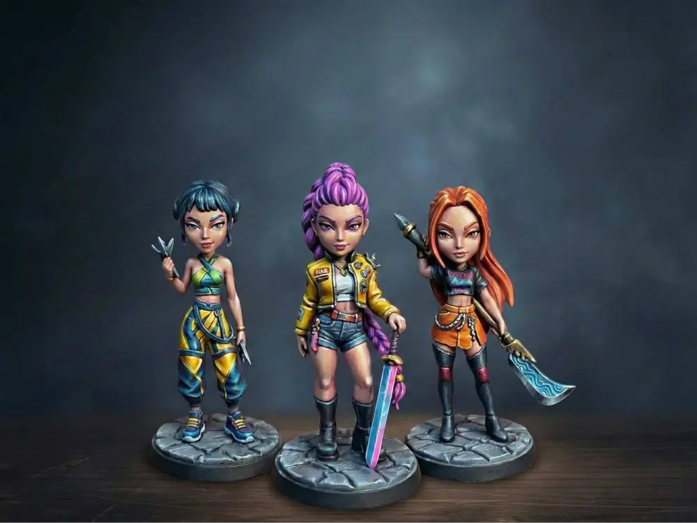 HUNTR/X Figure (KPop Demon Hunters) by taptek