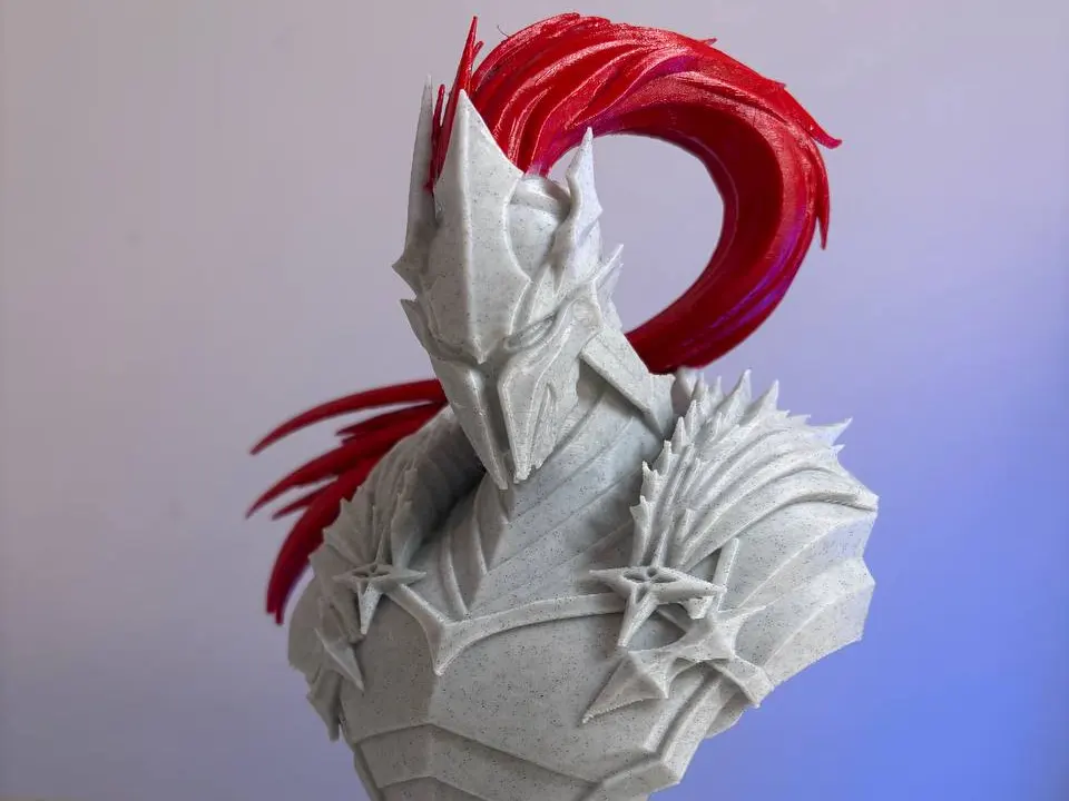 Igris Bust - Solo Leveling Fan Art by 3D Print Fusion Lab