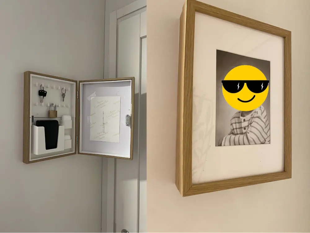 IKEA Rödalm Hidden Key Hanger by Christley