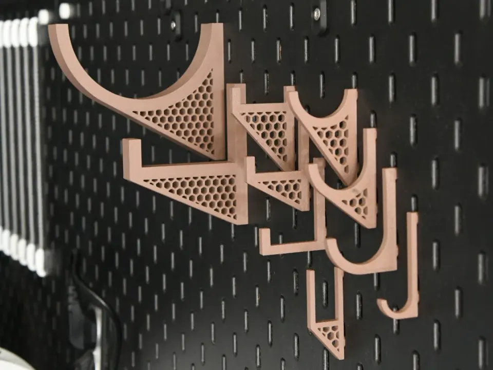 IKEA Skadis Customizable Hooks by historicc